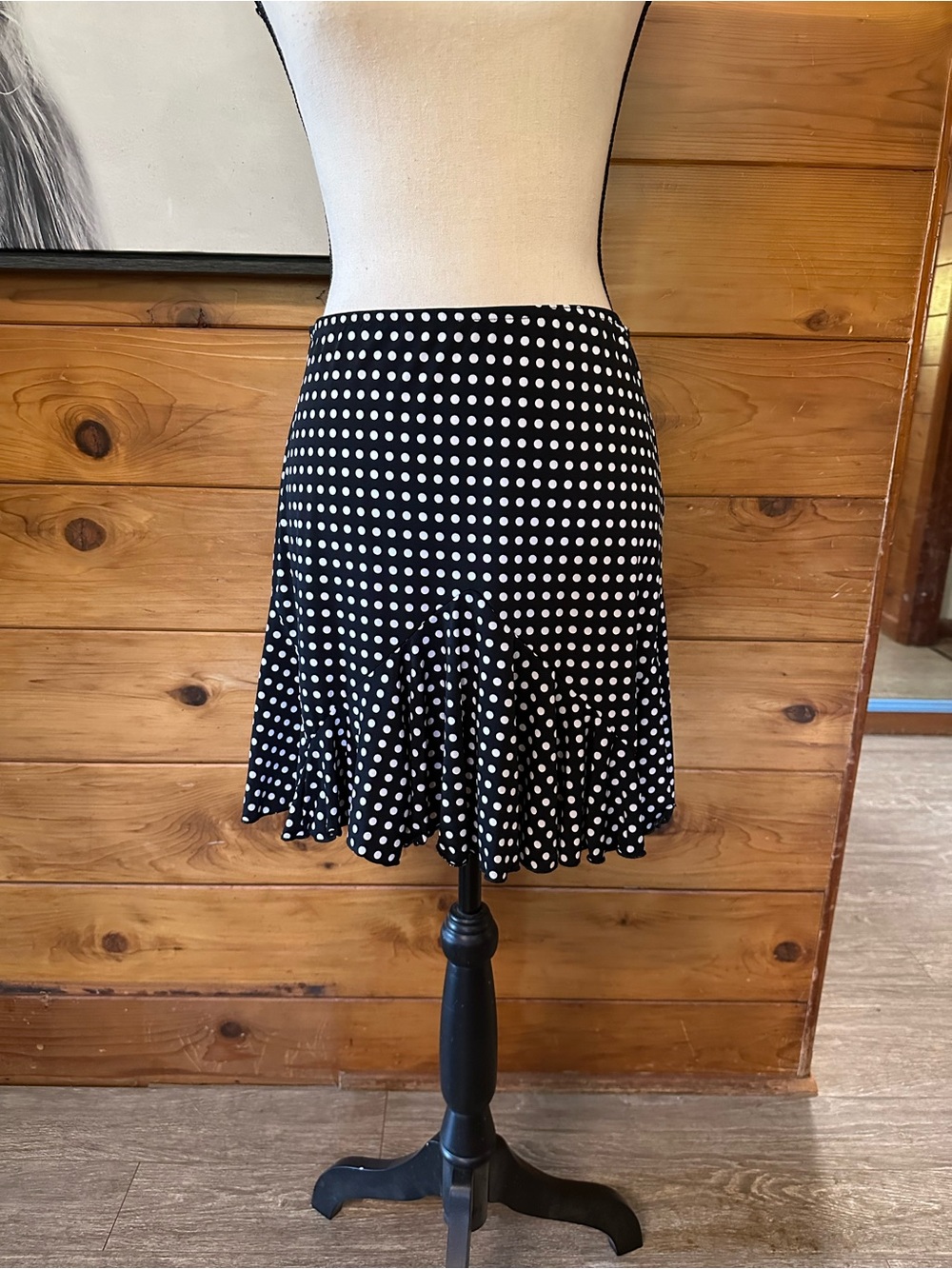 NWOT BCX Polka Dot Ruffle Skirt